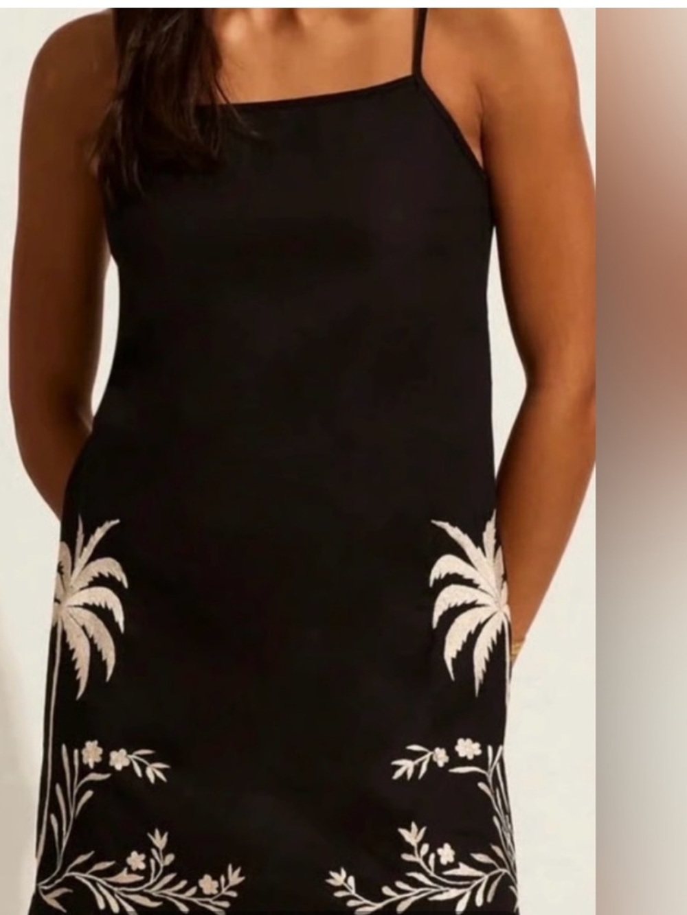Calypso St Barth Mini Linen Dress - Picture 6 of 6